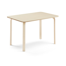 Stůl ELTON, 1200x600x710 mm, bříza, akustická HPL deska, bříza