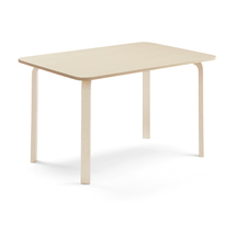 Stůl ELTON, 1400x700x710 mm, bříza, akustická HPL deska, bříza