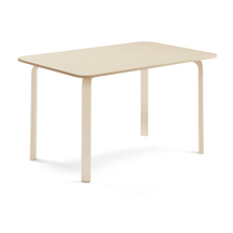 Stůl ELTON, 1400x800x710 mm, bříza, akustická HPL deska, bříza