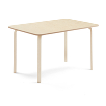 Stůl ELTON, 1400x800x710 mm, bříza, akustické linoleum, béžová